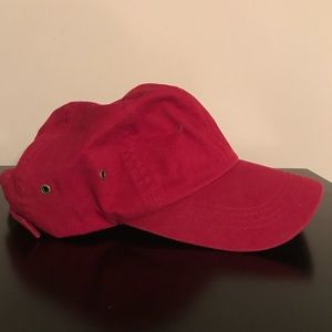 Red hat; hardly worn and in great condition!